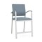 Lesro Newport Hip Chair Metal Frame, Silver, RS Rain Song Upholstery NP1161 - alternate 1